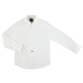 Nukutavake Basic Slim Fit White Cotton Dress Shirt 874 - NorthBoys