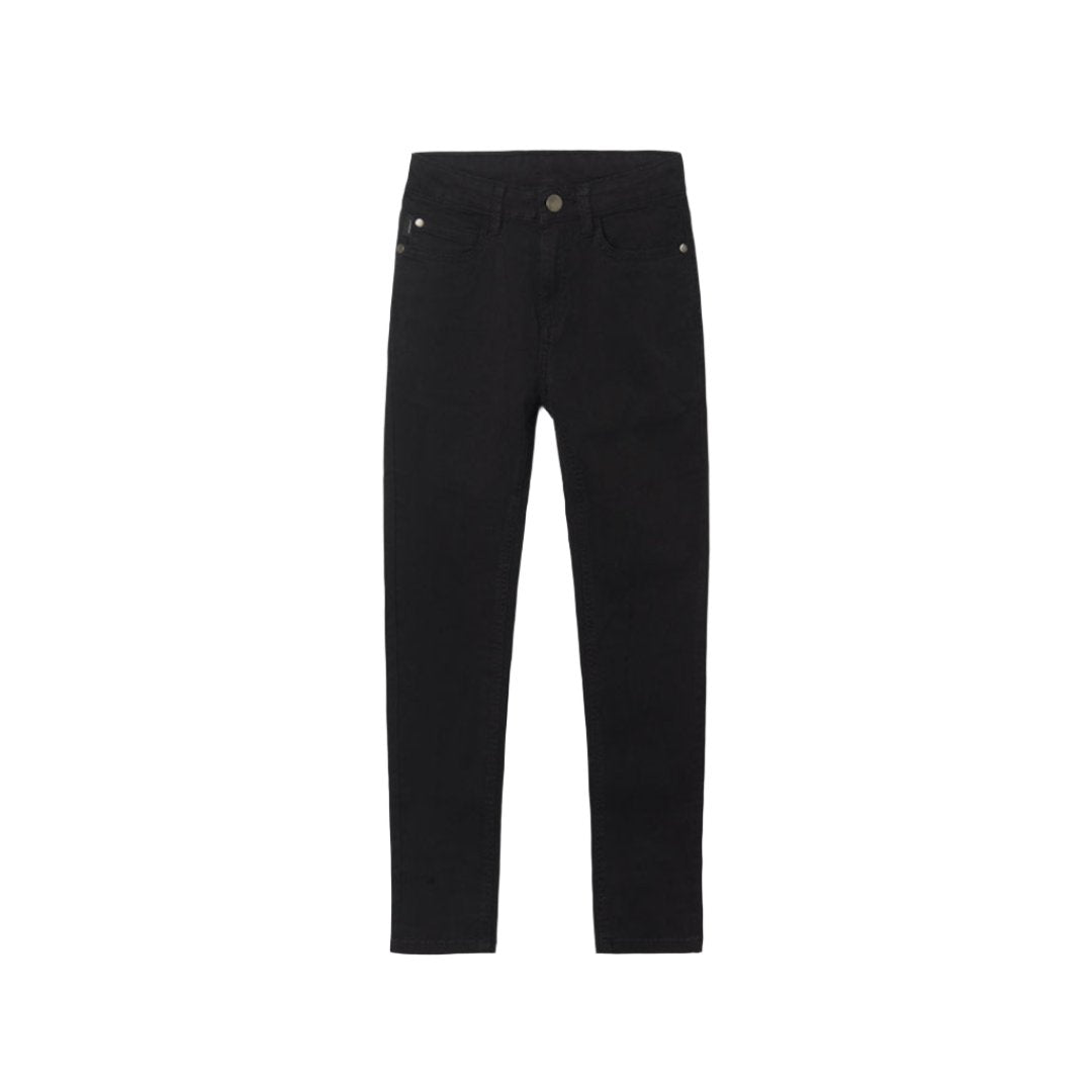 Nukutavake Boys 5 Pocket Slim Fit Basic Pant _Black 582 - 12 - NorthBoys