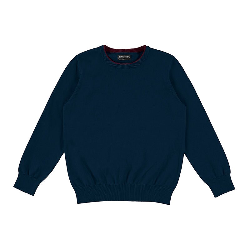 Nukutavake Boys Basic Cotton Navy Sweater 354 - 22 - NorthBoys