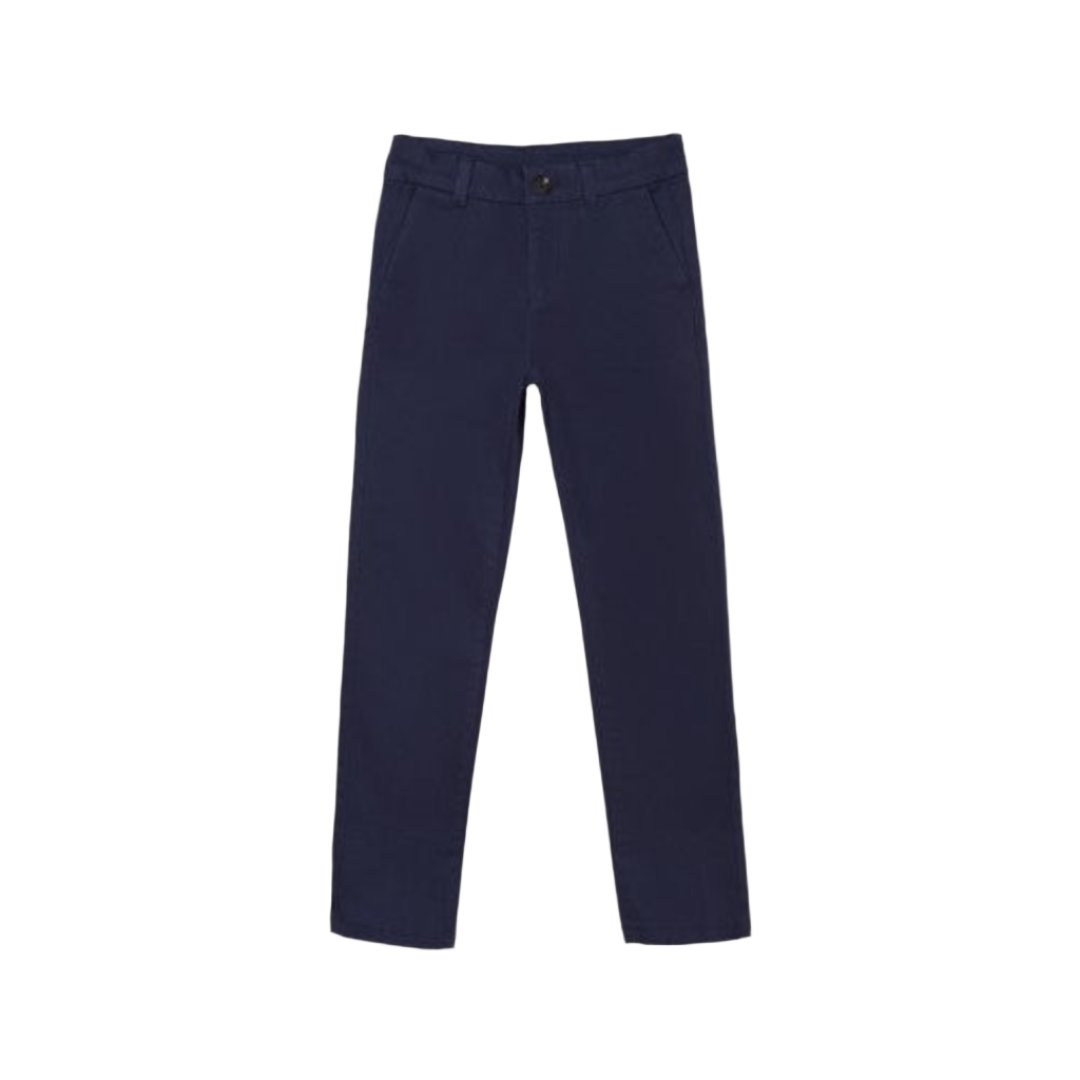 Nukutavake Boys Basic Navy Chino Cotton Pants_530 - 26 - NorthBoys