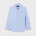 Nukutavake Boys Blue Contrast Dress Shirt - NorthBoys