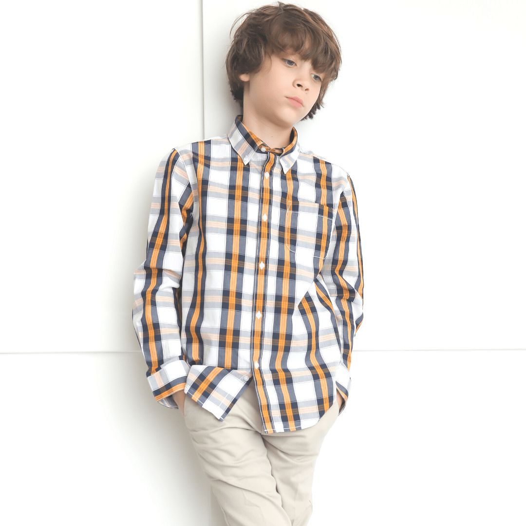 Nukutavake Boys Checked Dress Shirt - NorthBoys