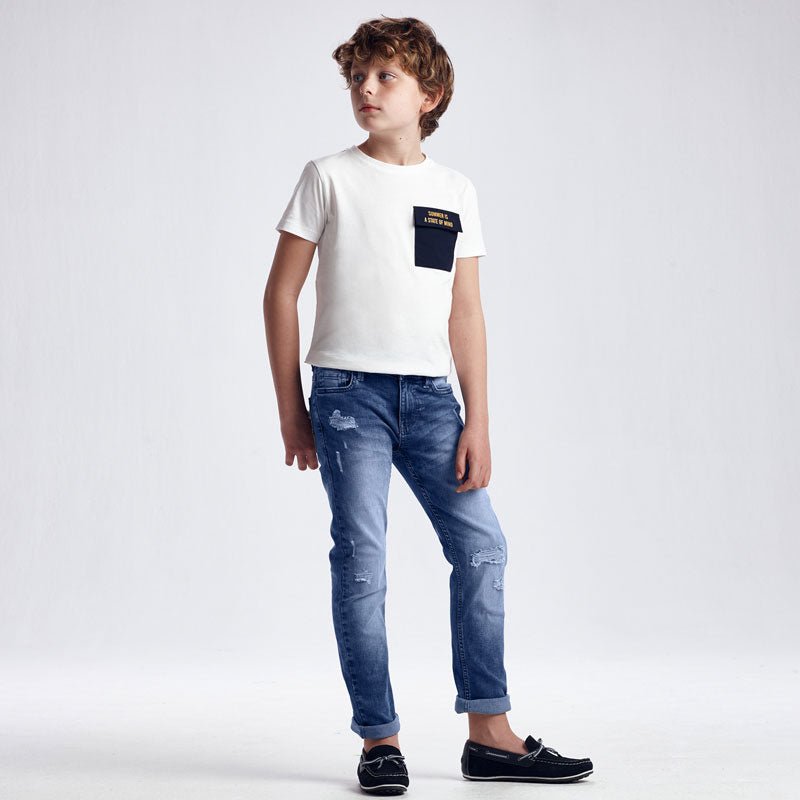 Nukutavake Boys Denim Ripped Jeans - NorthBoys