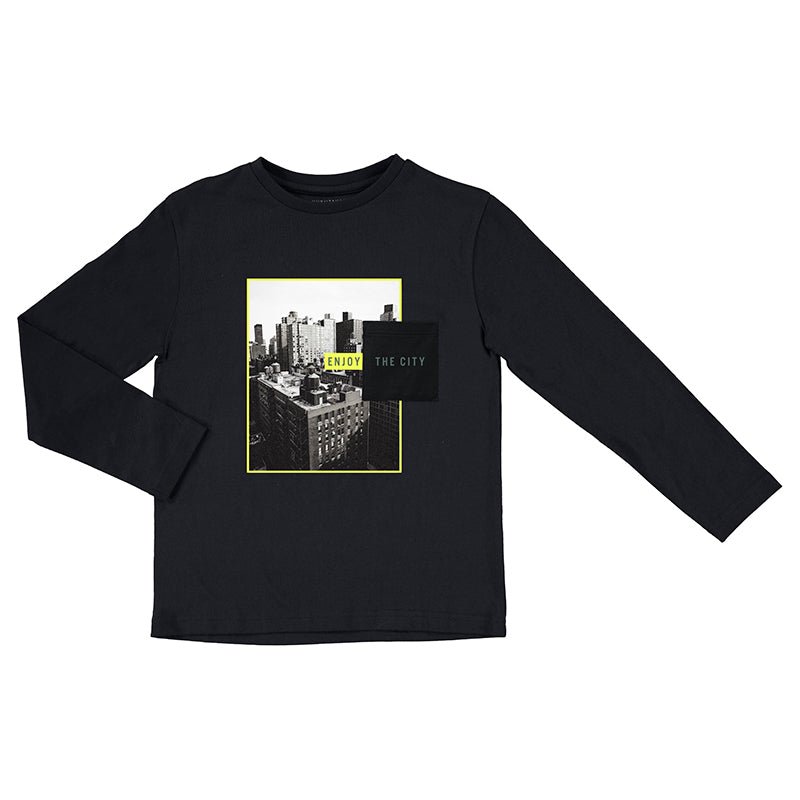 Nukutavake Boys L/s " Enjoy The City ' T-Shirt 7003 - 56 - NorthBoys