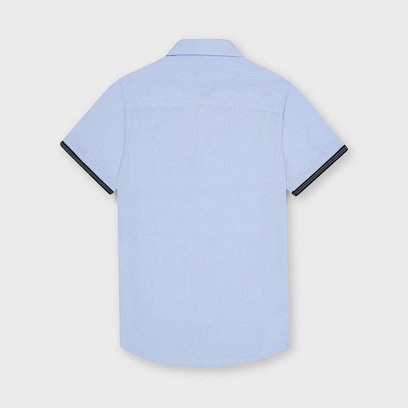 Nukutavake Boys Short Sleeve Blue Dress Shirt - NorthBoys