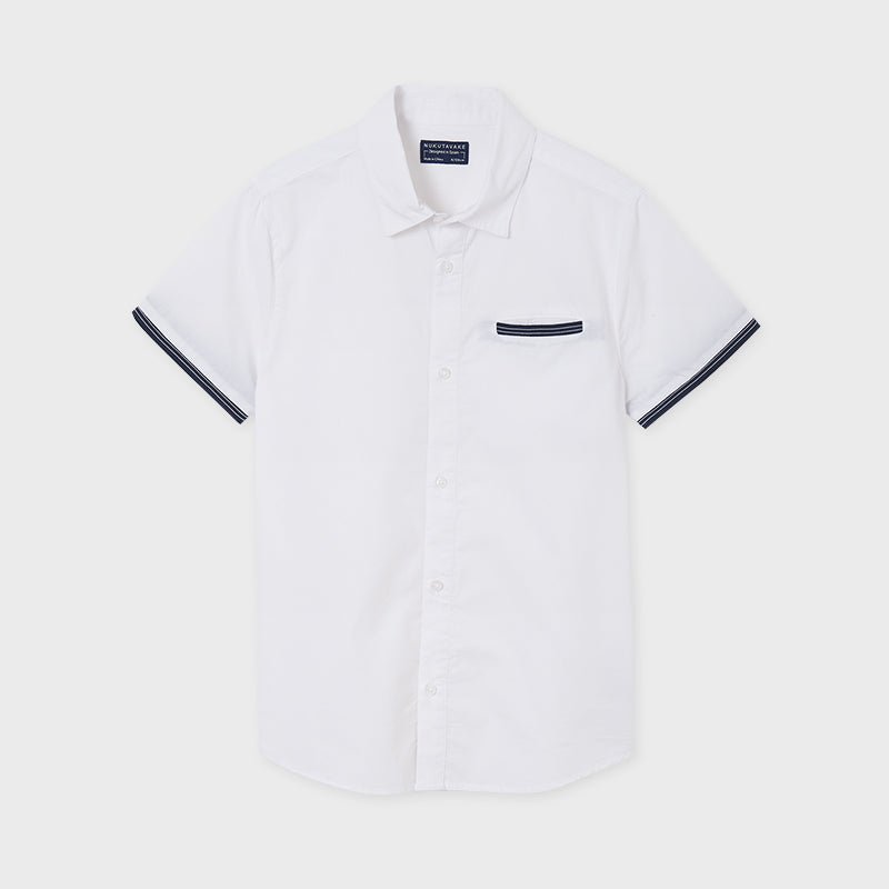 Nukutavake Boys Short Sleeve White Dress Shirt - NorthBoys