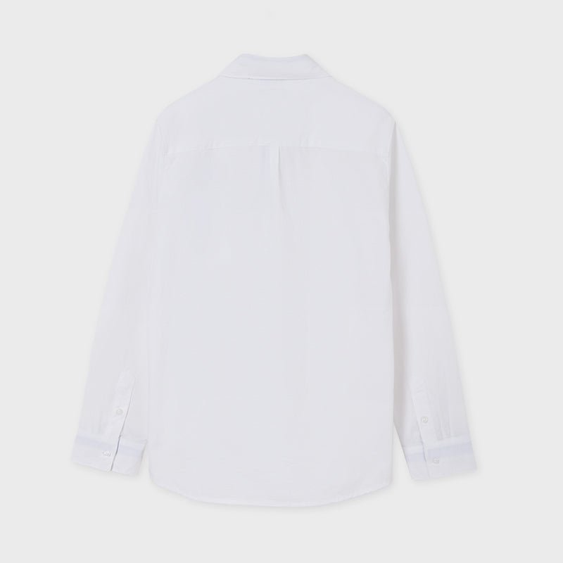 Nukutavake Boys White Contrast Dress Shirt - NorthBoys