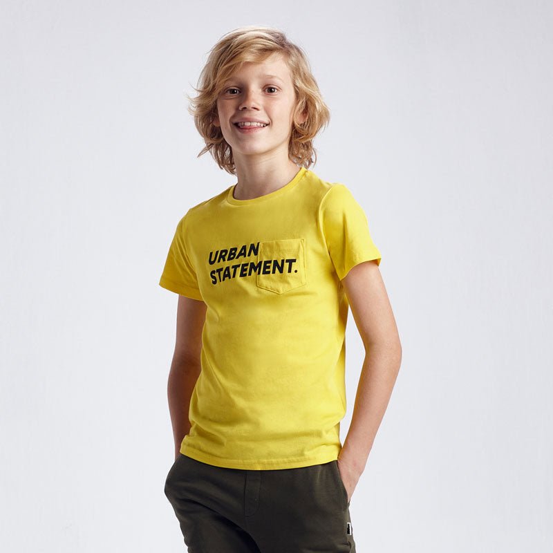 Nukutavake Boys Yellow Urban Statement T-Shirt - NorthBoys