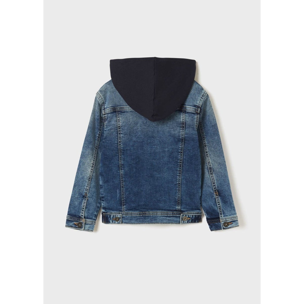 Nukutavake Hooded Denim Jacket _Medium Blue 6406 - 78 - NorthBoys