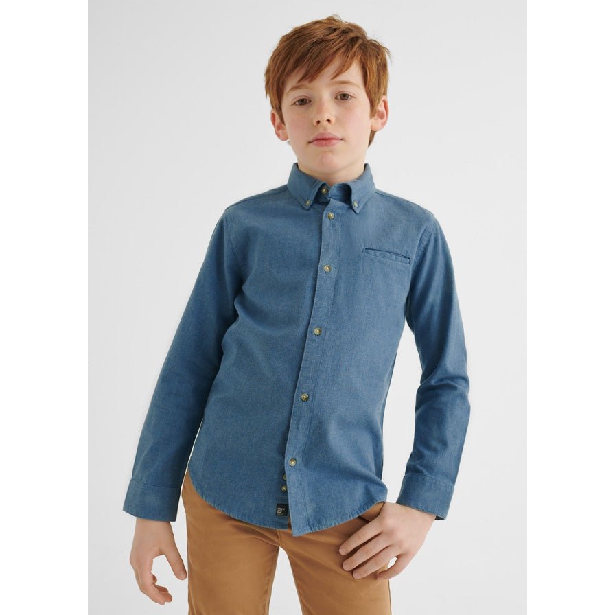 Nukutavake L/S Shirt _Blue 7165 - 38 - NorthBoys