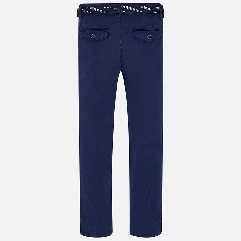 Nukutavake Pique Slim Fit Blue or Beige Pants with Belt 6510 - NorthBoys