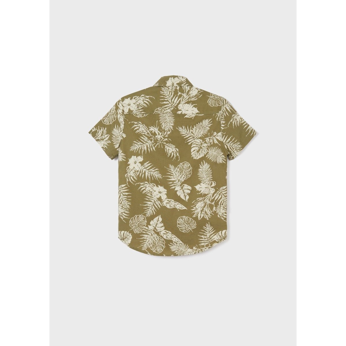 Nukutavake S/S Dress Shirt w/Leaf _Green 6113 - 72 - NorthBoys