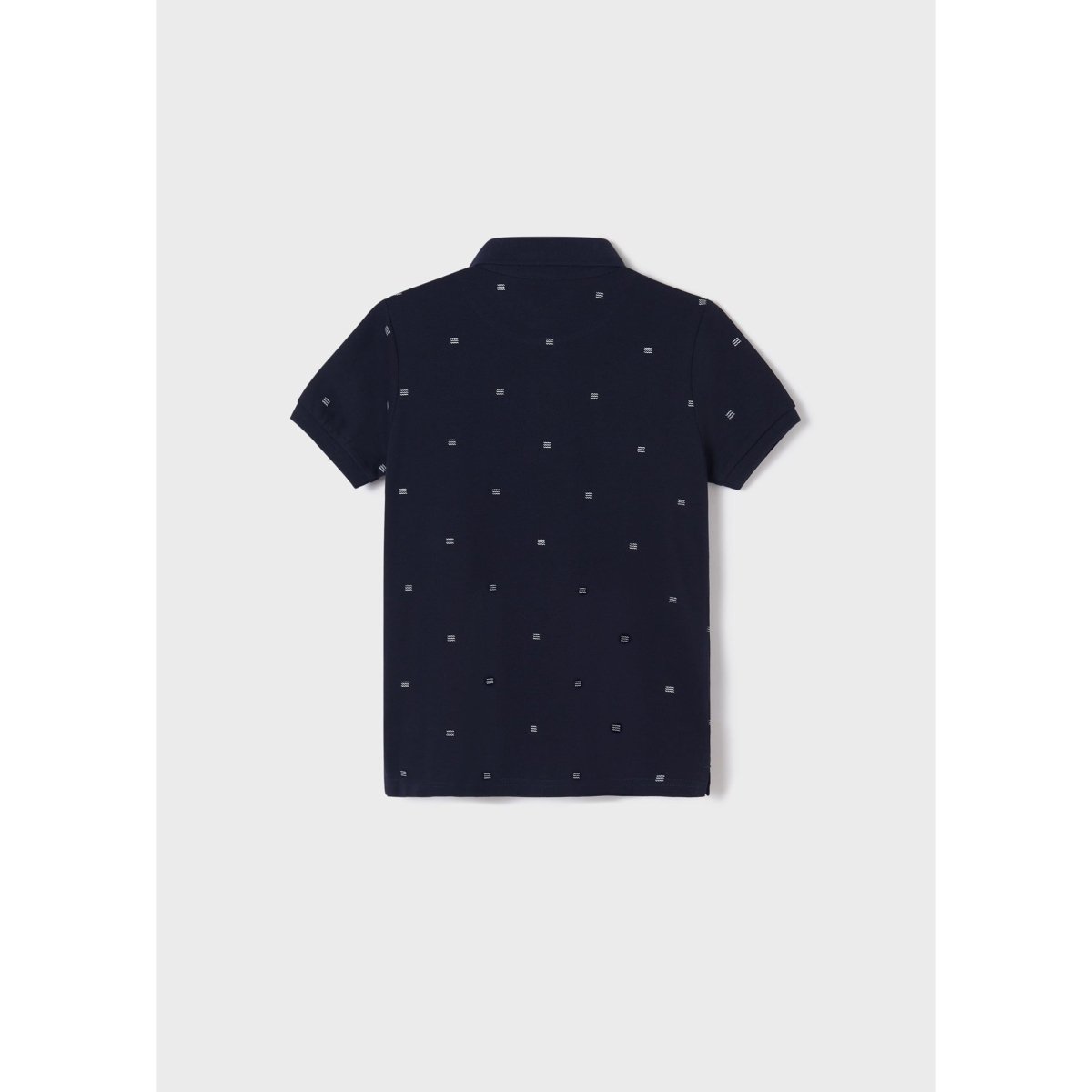 Nukutavake Short Sleeve Polo w/Wave Pattern _Navy 6108 - 15 - NorthBoys