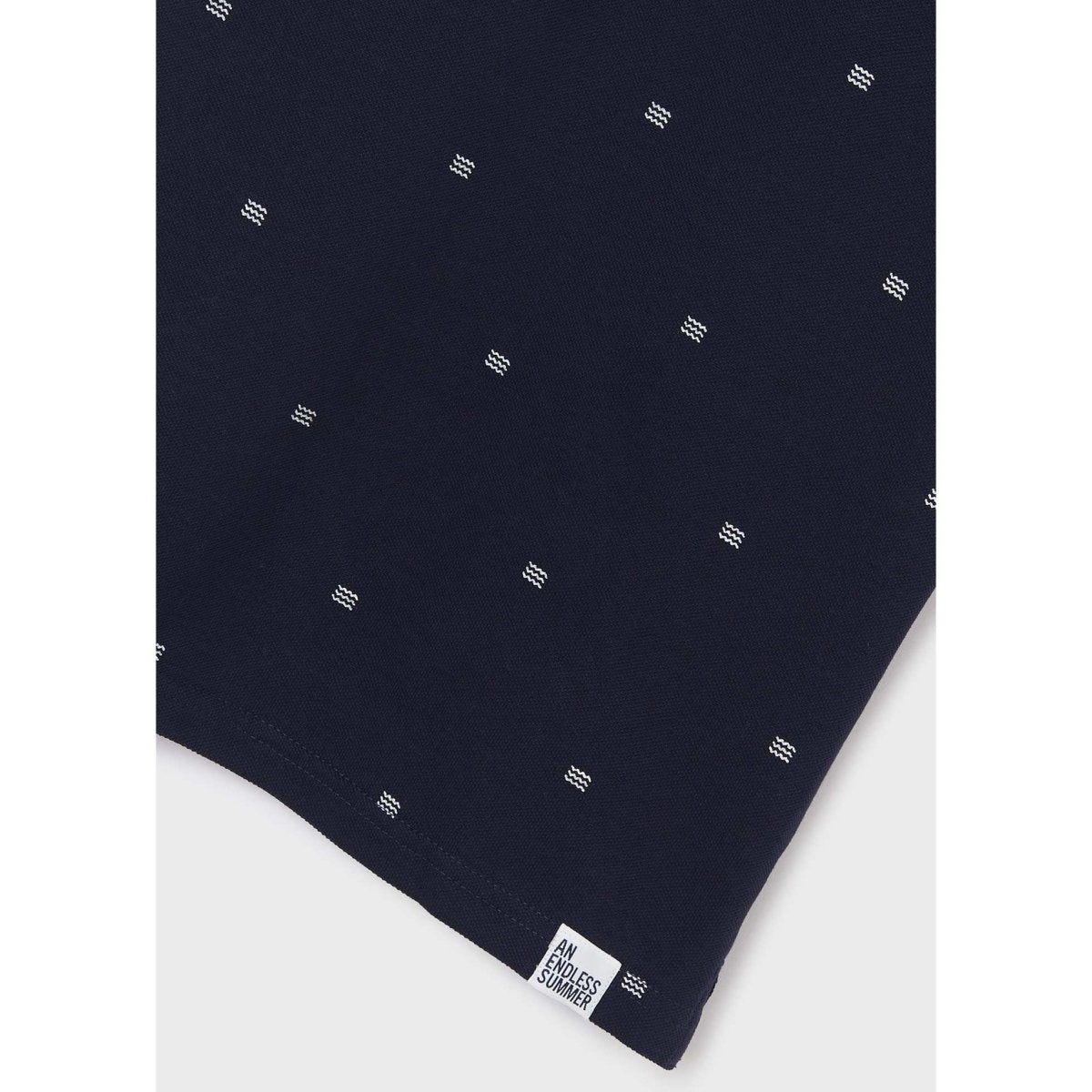 Nukutavake Short Sleeve Polo w/Wave Pattern _Navy 6108 - 15 - NorthBoys