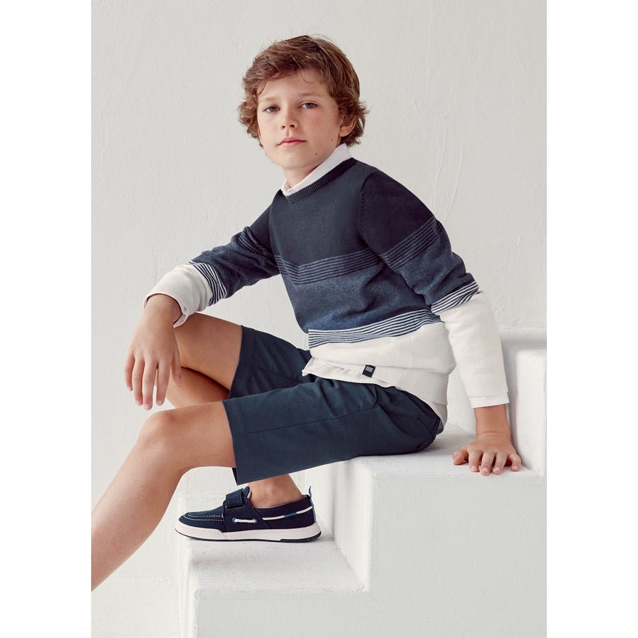 Nukutavake Striped Sweater _Navy 6323 - 2 - NorthBoys