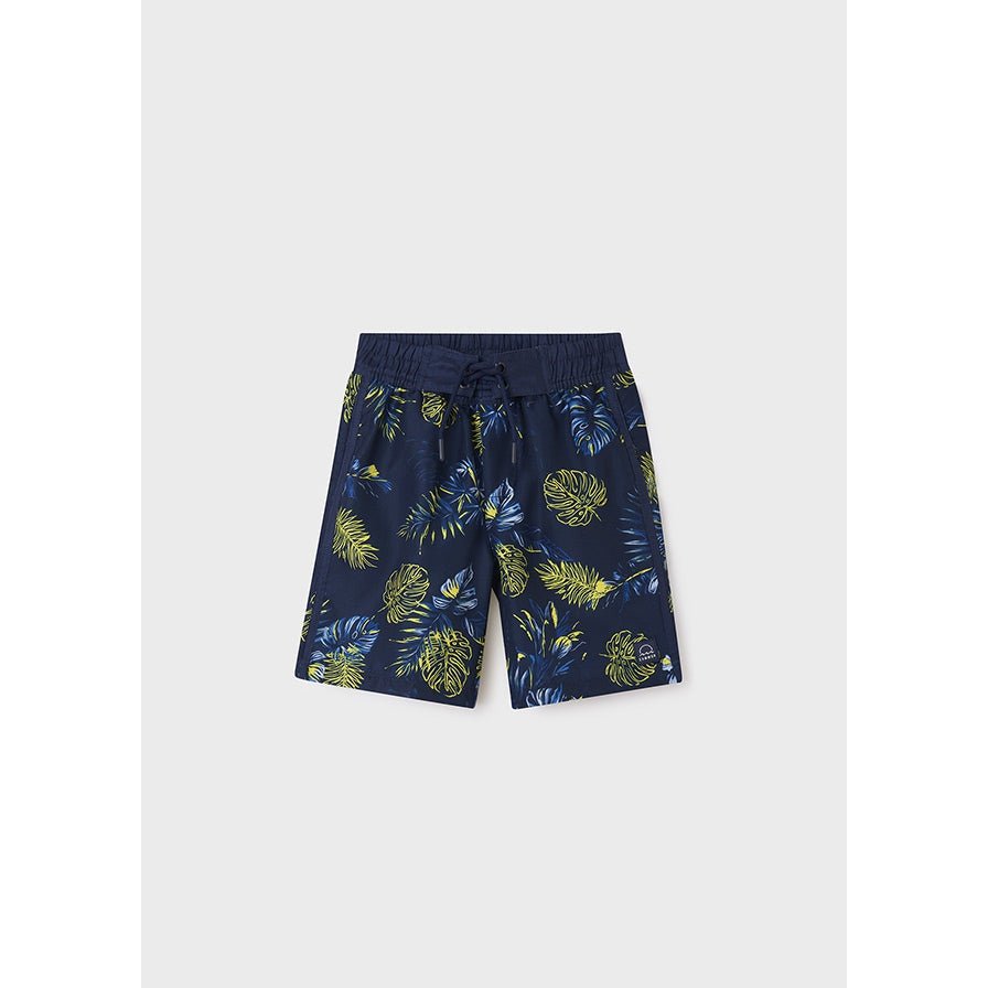 Nukutavake Tropic Print Swim Shorts _Navy 6647 - 11 - NorthBoys