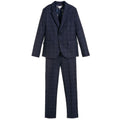 Paul Smith Jr Amadeus Slim Fit Navy Plaid Wool Suit-NorthBoys