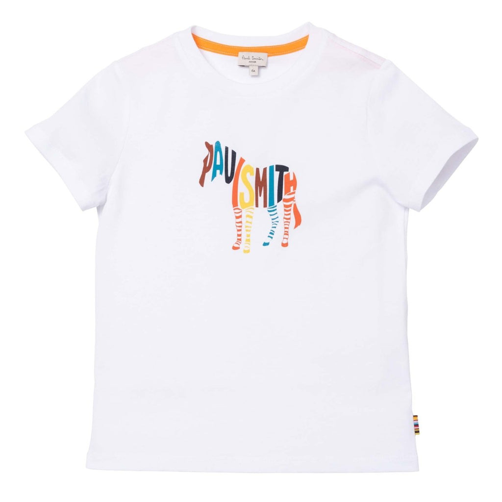 Paul Smith Jr Boys s/s T-Shirt_White P25719 - NorthBoys