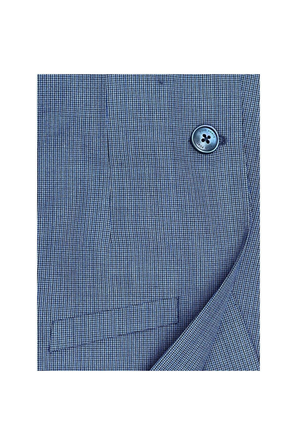 PinoPorte Boys Mini Blue Check Wool Suit-NorthBoys
