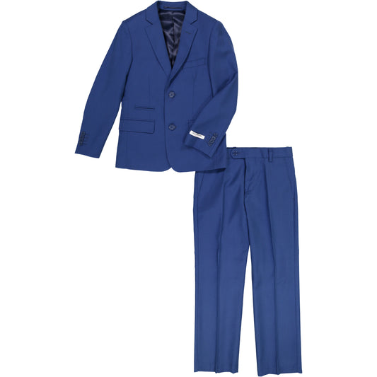 Isaac Mizrahi Boys Slim 2 Piece Suit_Cobalt Blue ST2007