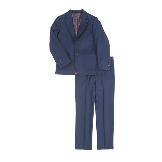 Isaac Mizrahi Boys Slim Navy 2 Piece Suit