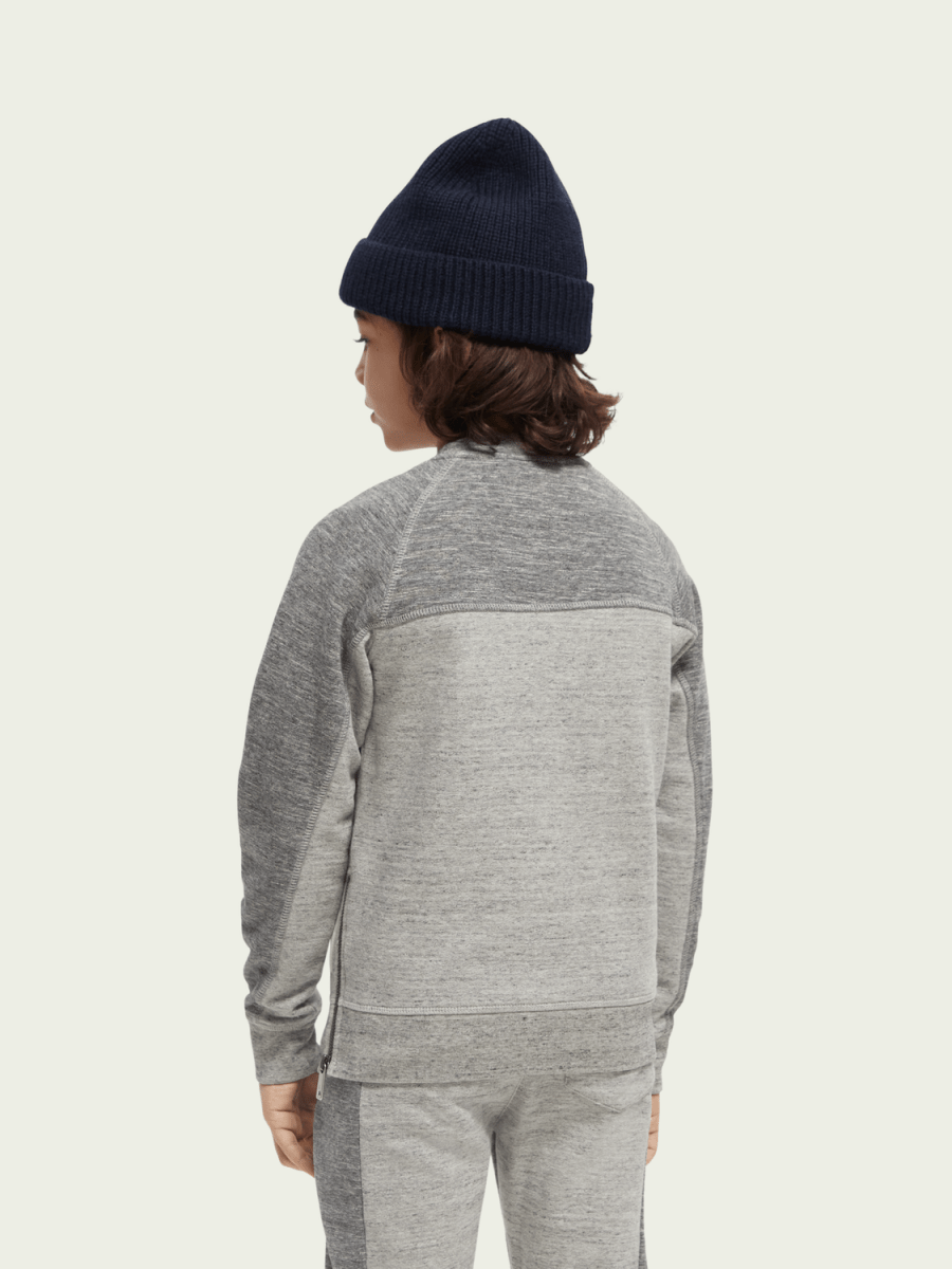 Scotch & Soda Boys Color Blocked Sweatshirt _Grey 167584 - 0606 - NorthBoys