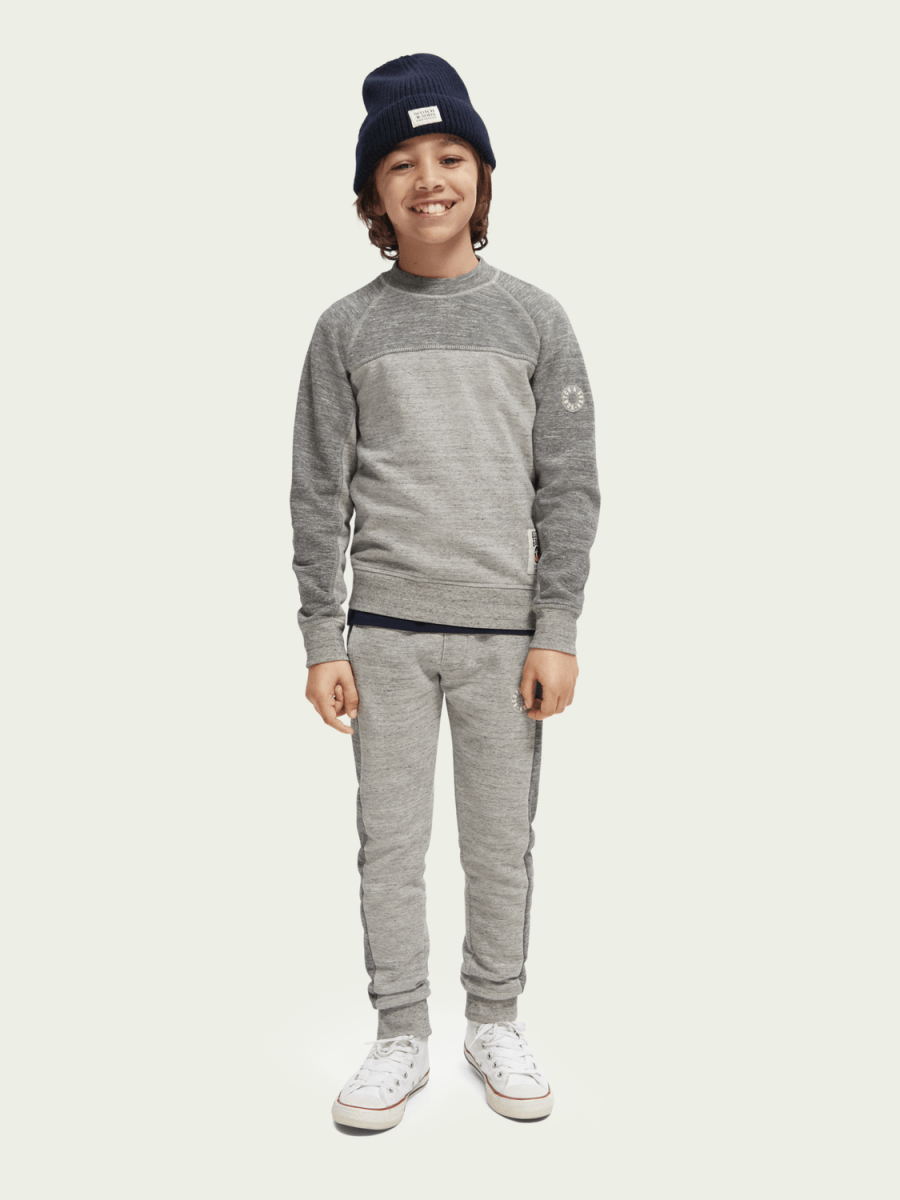 Scotch & Soda Boys Color Blocked Sweatshirt _Grey 167584 - 0606 - NorthBoys