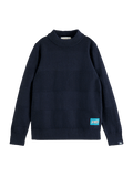 Scotch & Soda Boys Structured Pullover _Navy 171192 - 0002 - NorthBoys