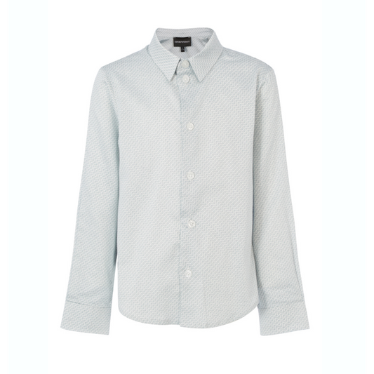 Emporio Armani Boys Pale Blue Dress Shirt_3L4CJD-F715