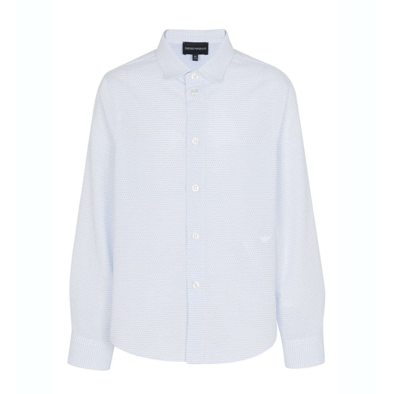 Emporio Armani Boys Pale Blue Dress Shirt_3L4CJD-F9A8