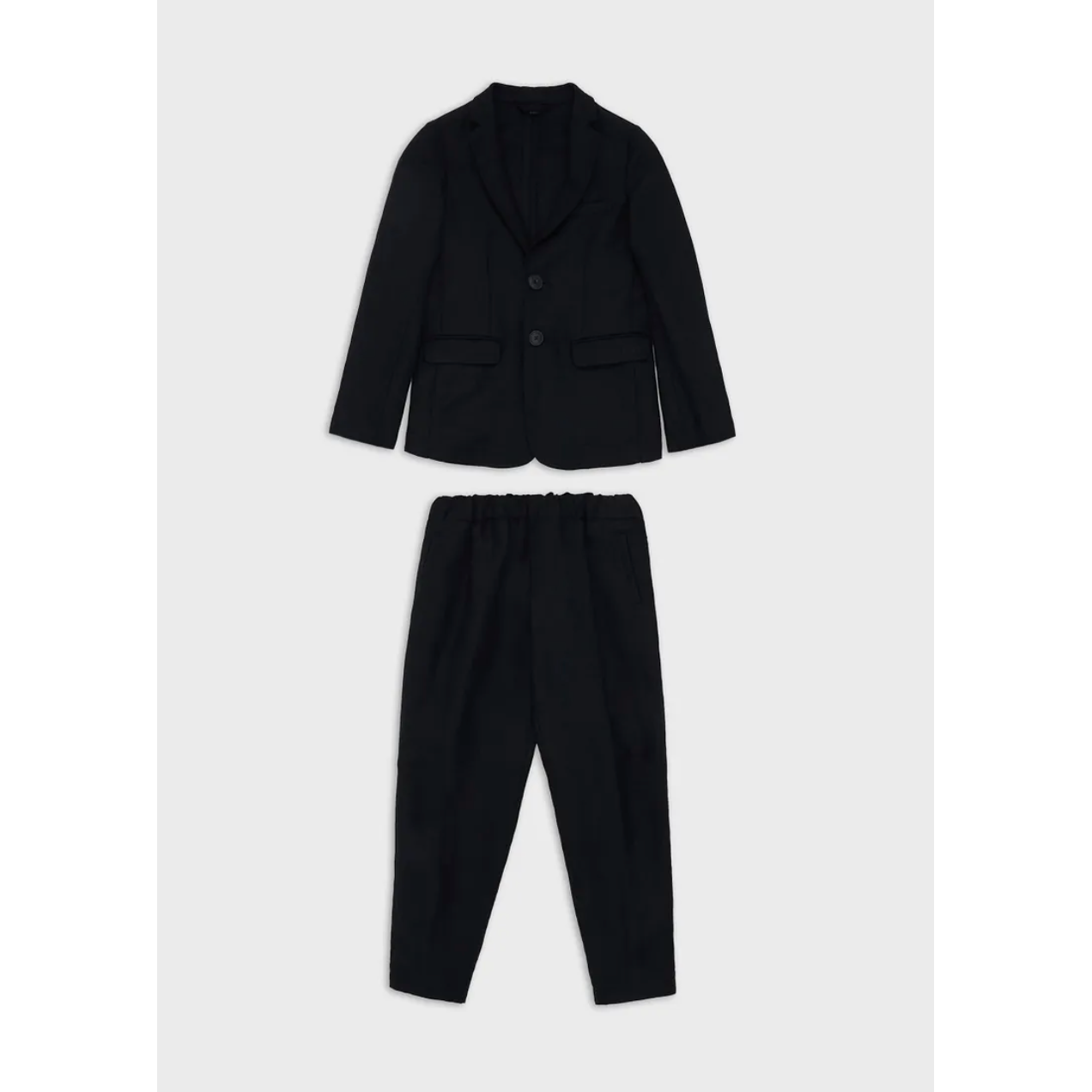 Emporio Armani Boys Linen Suit_Navy 3L4VJ8