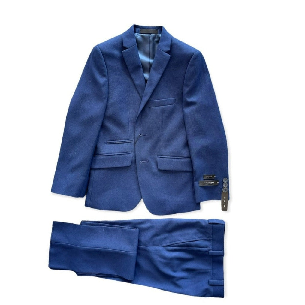 Marc New York Boys Husky Dark Blue Suit WH672