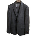 T.O. Collection Boys Centrion Slim Fit Blue Check Wool Suit 10015-NorthBoys