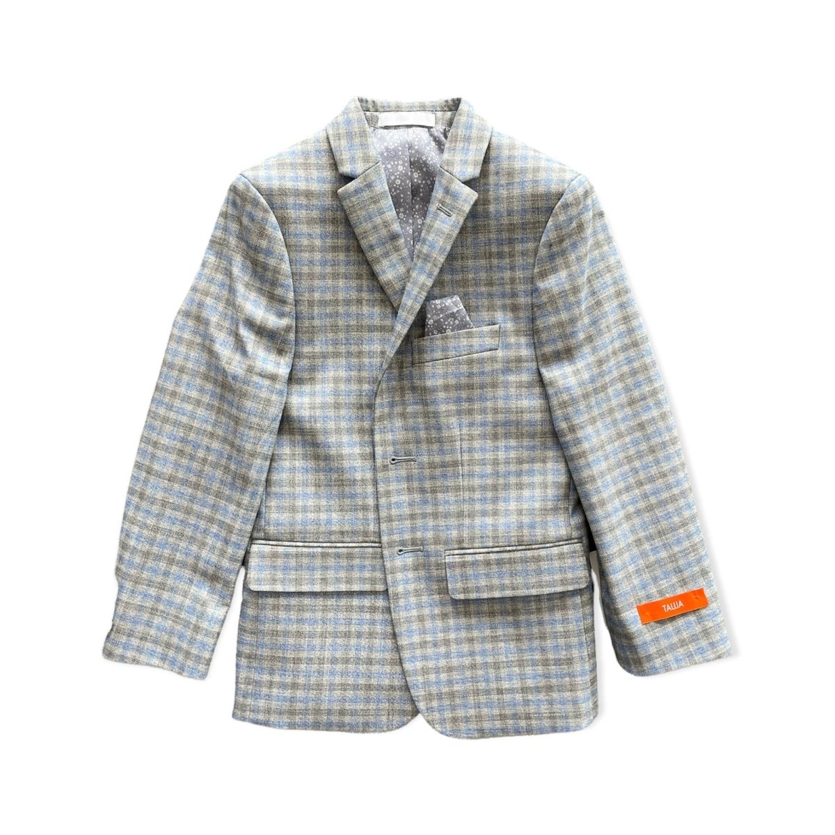 Tallia Boys Light Grey Check Sports Jacket - NorthBoys