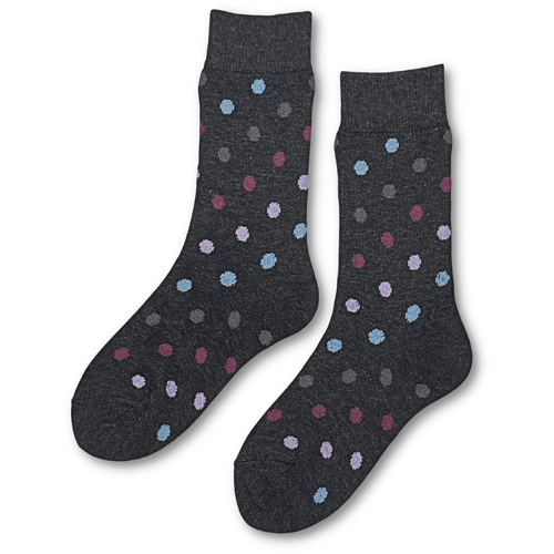 Vannucci Boys Polka Dot Grey Socks _SS1221 - NorthBoys