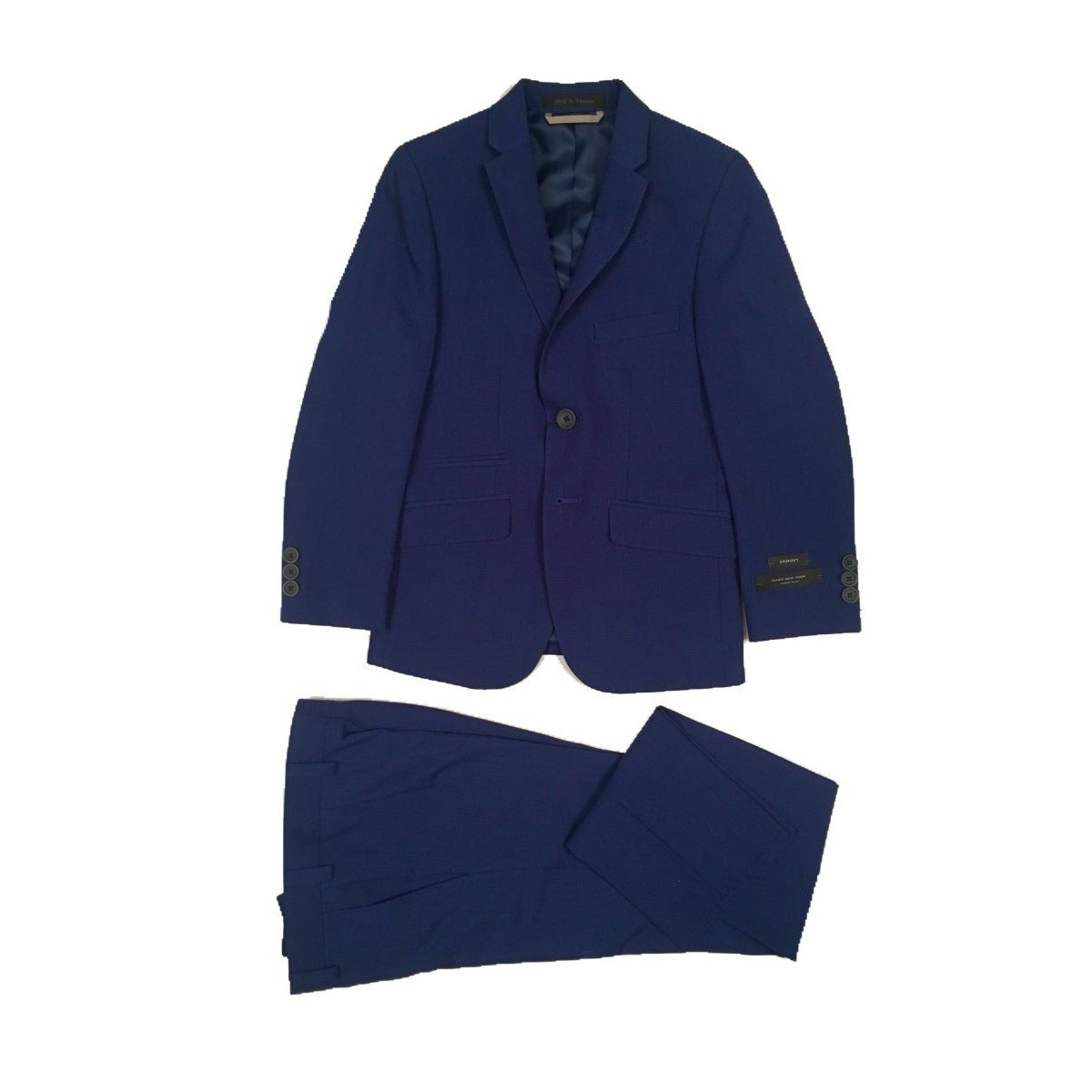 Marc New York Boys Husky Blue Plaid Suit WH574 Suits (Boys) Marc New York 