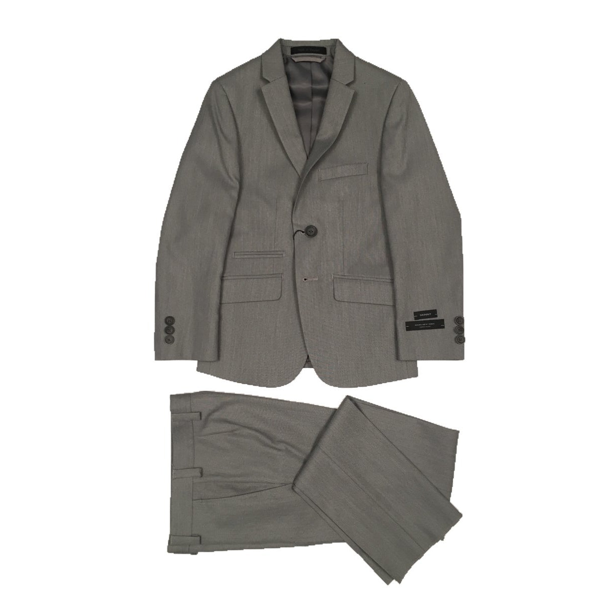 Marc New York Boys Husky Light Grey Sharkskin Suit WH550 Suits (Boys) Marc New York 
