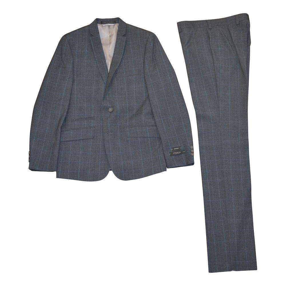 Marc New York Boys Skinny Grey Suit W0215 Suits (Boys) Marc New York Grey 10S 