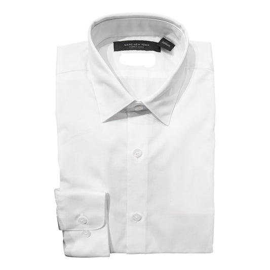 Marc New York Boys Husky White Dress Shirt SH010