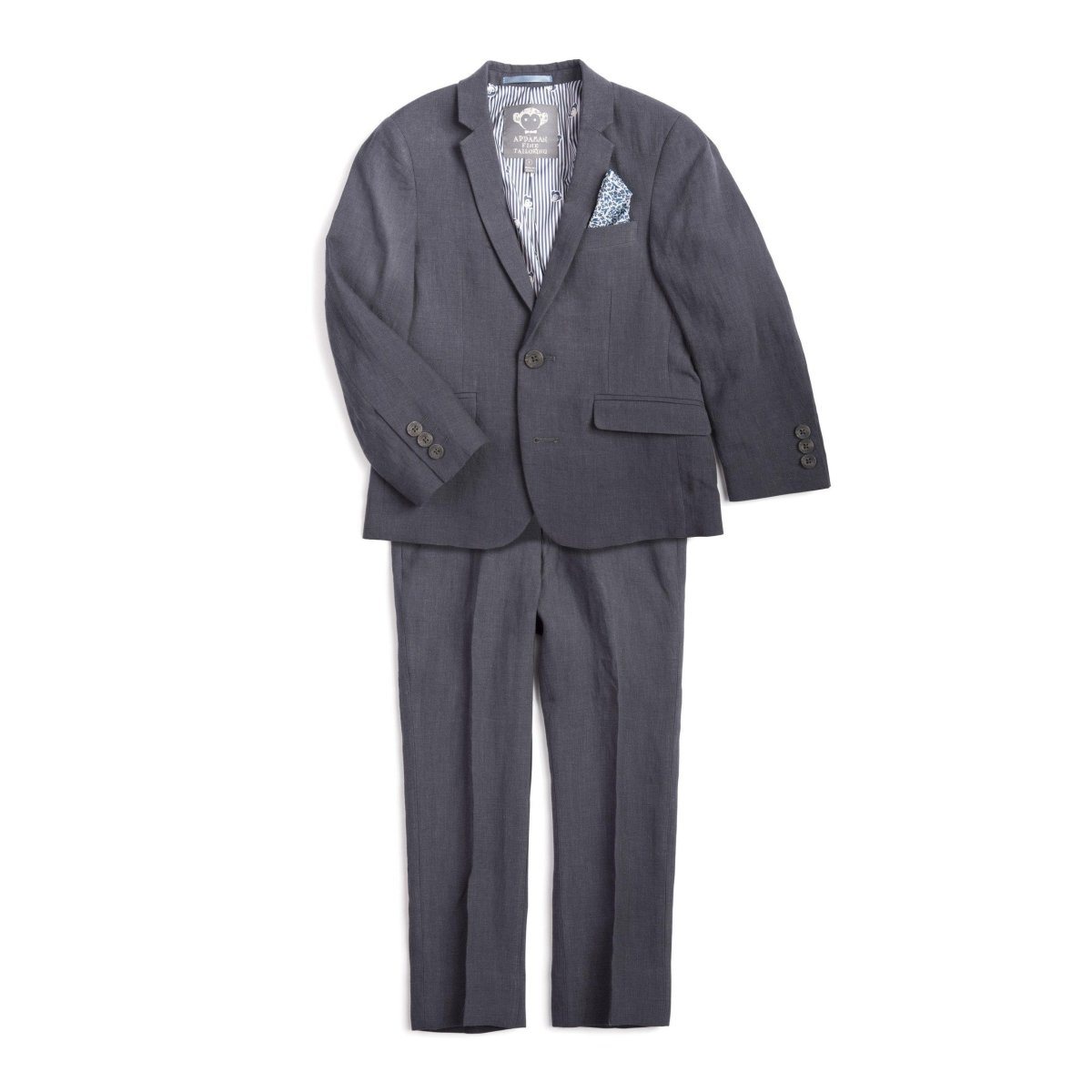 Appaman Mod Boys Slim Carbon Blue Suit T8SU1 Suits (Boys) Appaman Blue 10 