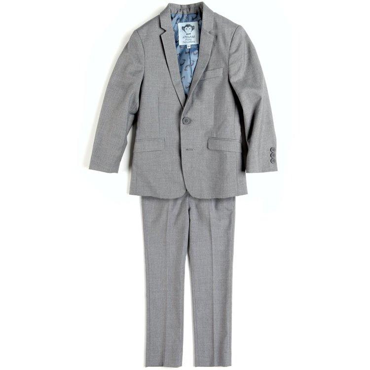 Appaman Mod Boys Slim Classic Mist Grey Suit Suits (Boys) Appaman Mist 8 