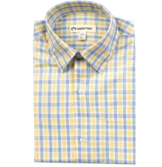 Appaman Shirt Yellow Plaid Shirt