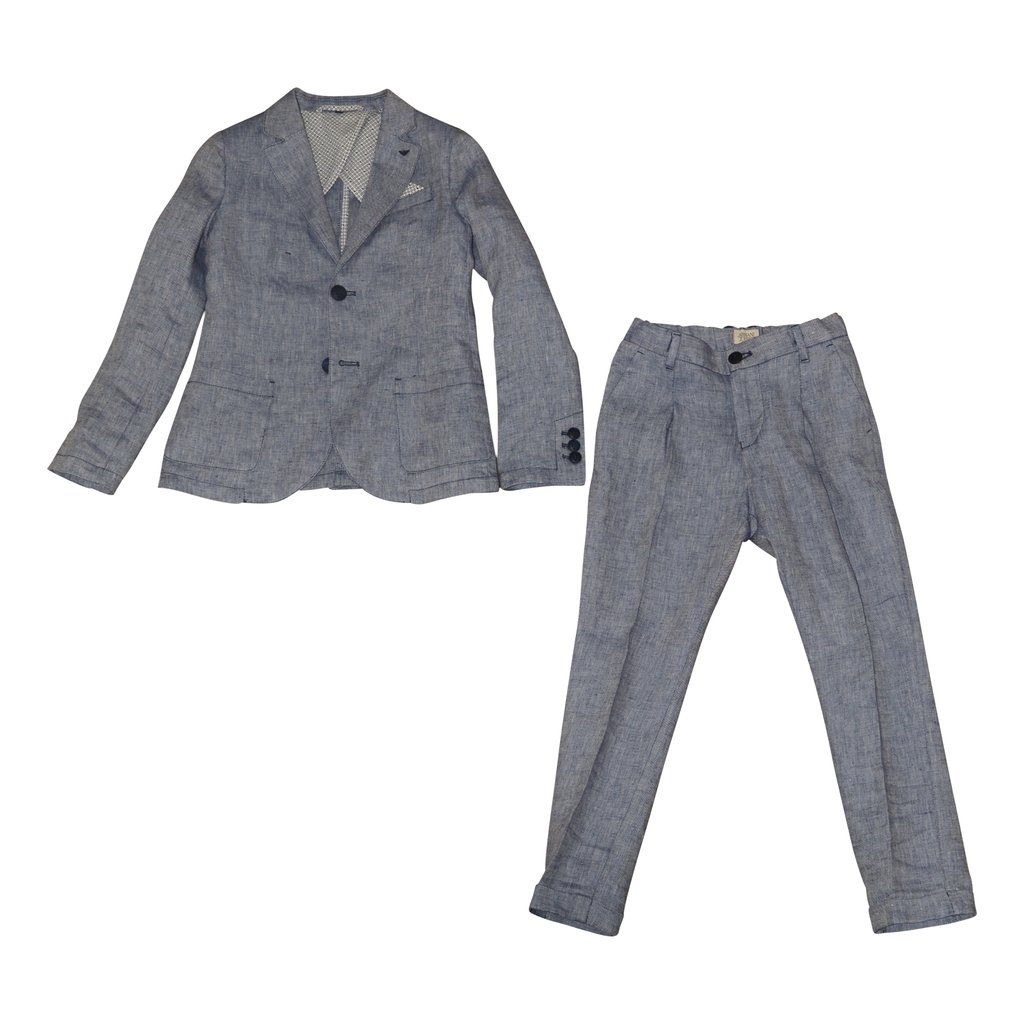Armani Junior Linen Suit 171 3Y4G10/3Y4P02 Sports Jackets Armani Junior 