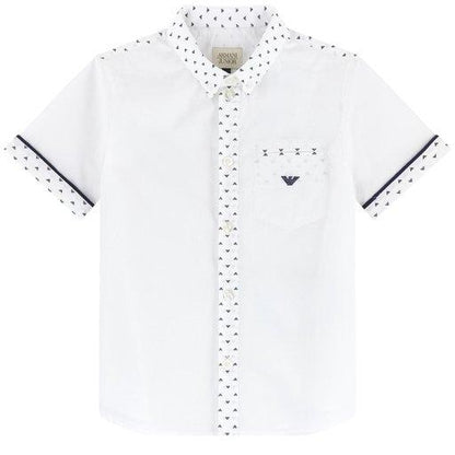 Armani Junior Shirt 181 3Z4C02 Dress Shirts Armani Junior White 12S 