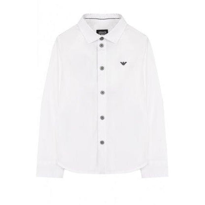 Armani Junior Shirt 181 3Z4C14-1100 Dress Shirts Armani Junior White 12S 