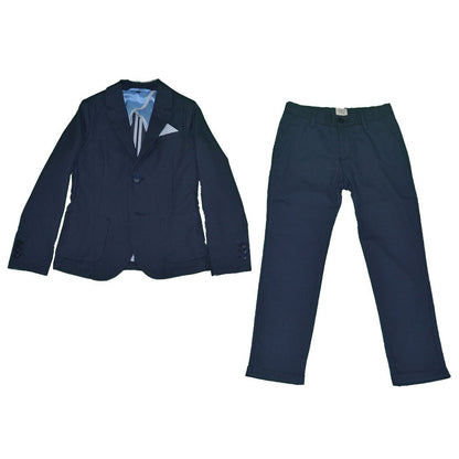 Armani Junior Suit 171 3Y4G08/3Y4P01 Suits (Boys) Armani Junior Navy Pindot 7 