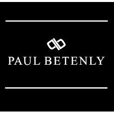 Betenly Modern Fit Slim Mens Wool Suit Suits (Men) Paul Betenly Nvy 44R 