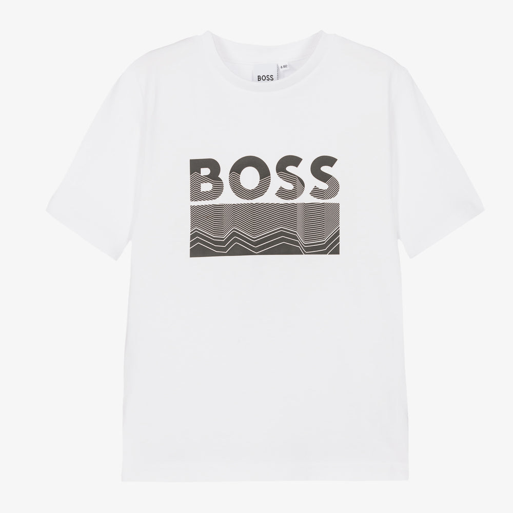 Hugo Boss Boys S/S T-Shirt _White J25M02-10B