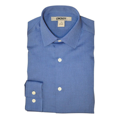 DKNY Boys Shirt 172 SY0289 Dress Shirts DKNY Medium Blue 10R 