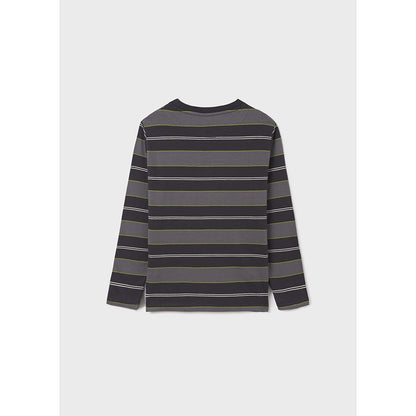 Nukutavake L/S Striped Shirt _Grey 7013-15